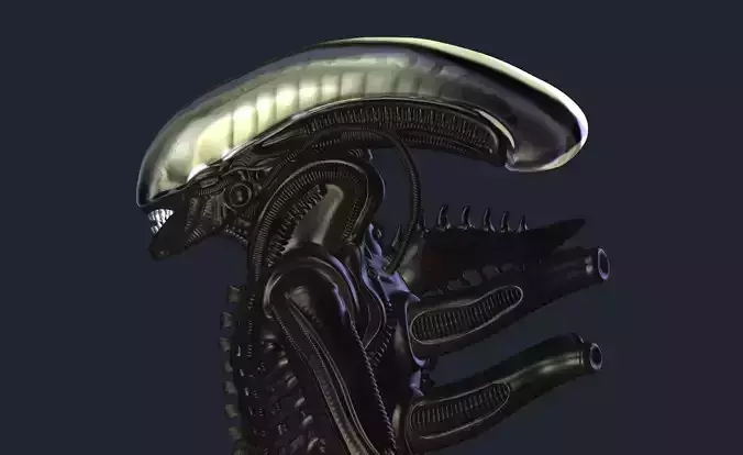 Alien model based on Gigers references