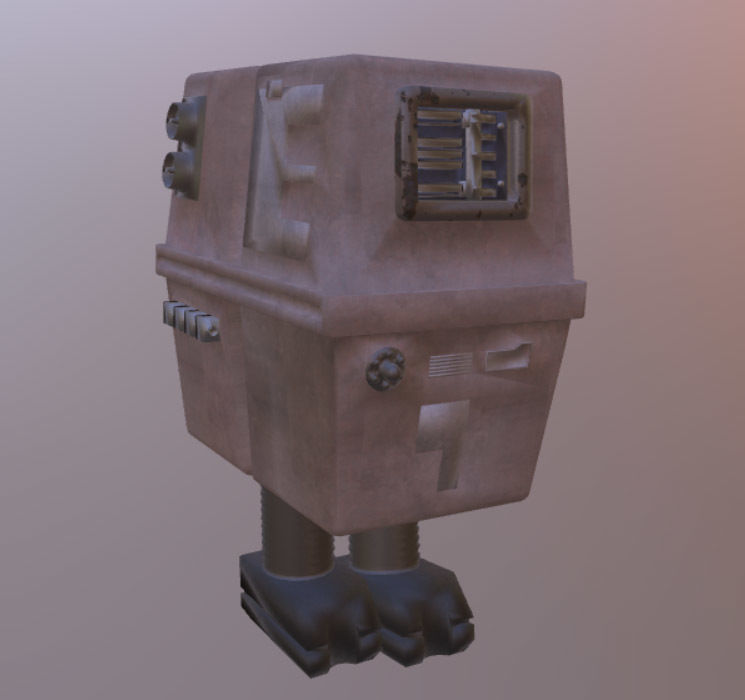 Droids v2 3D model_11