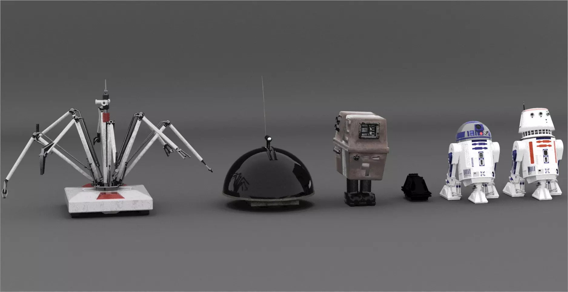 Droids v2 3D model_0