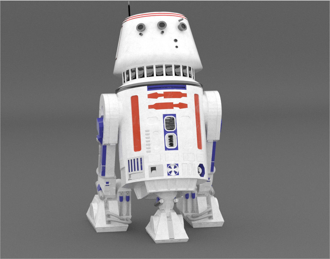 Droids v2 3D model_30