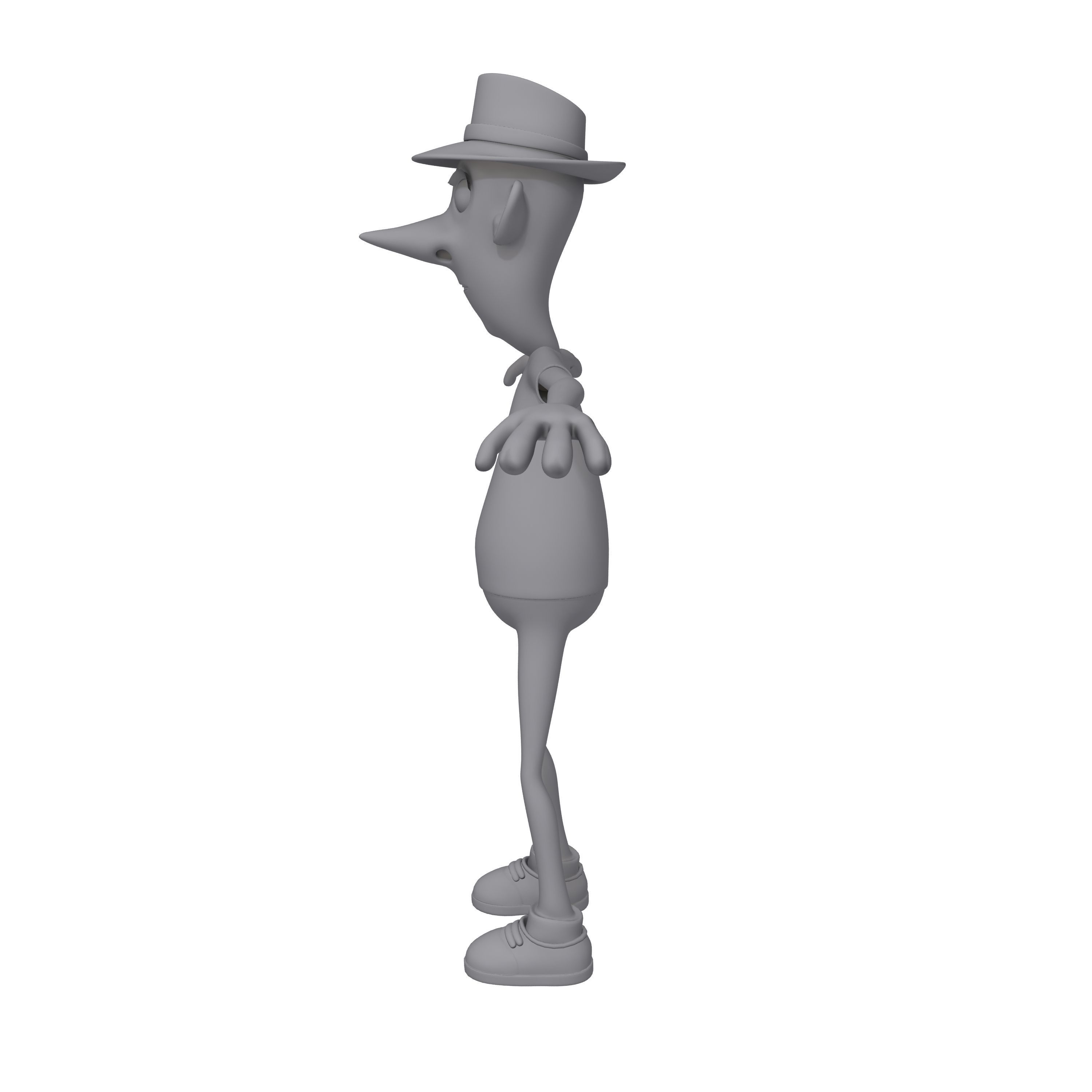 Man Cartoon 06 3D model_14