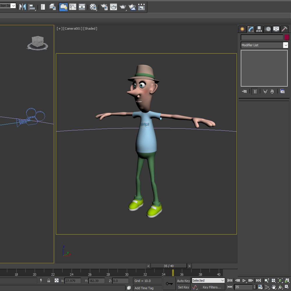 Man Cartoon 06 3D model_19