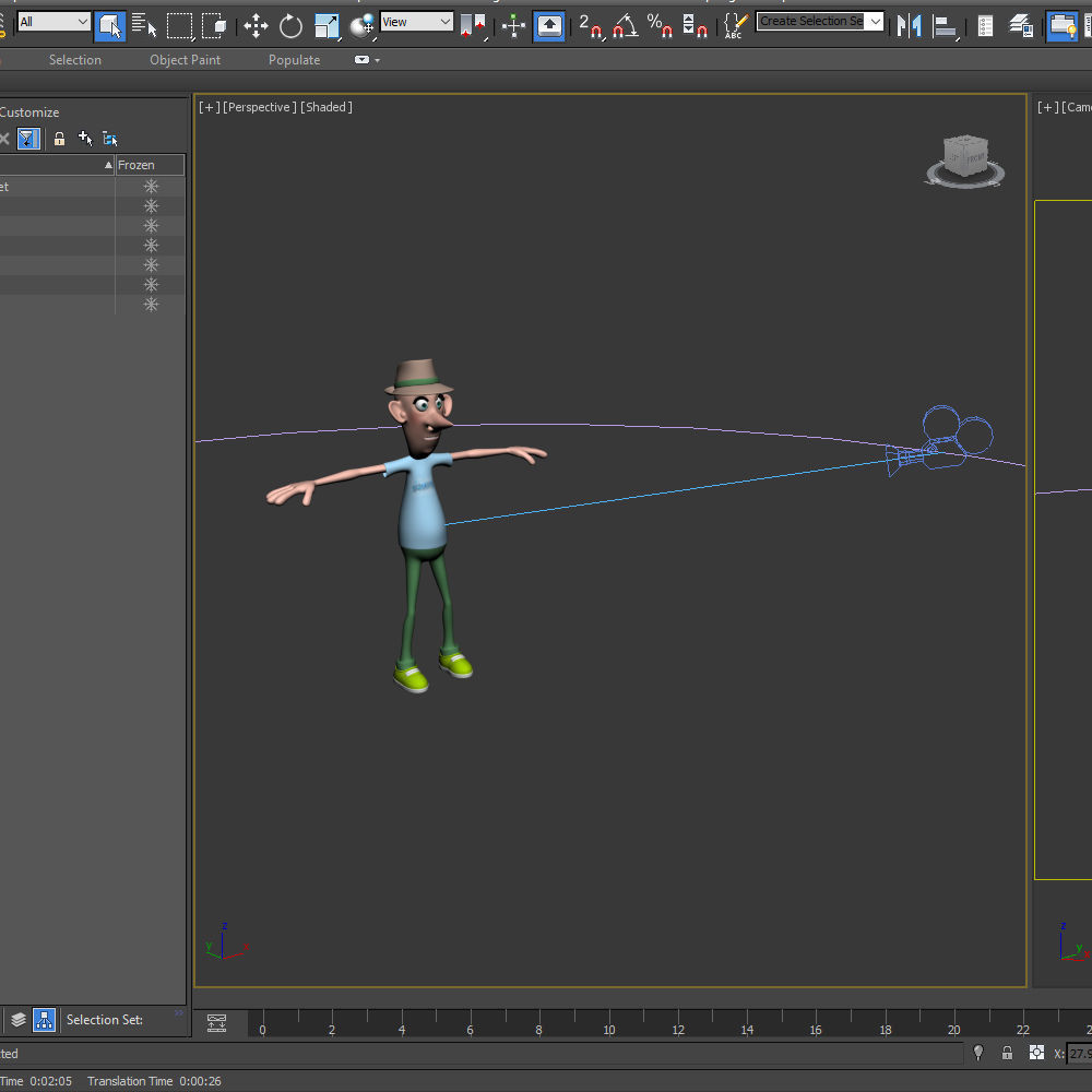 Man Cartoon 06 3D model_18