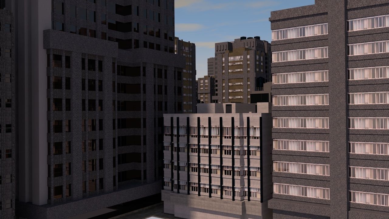 City large scale  3D model_7