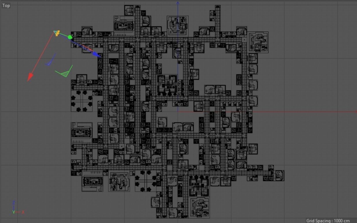 City large scale  3D model_3