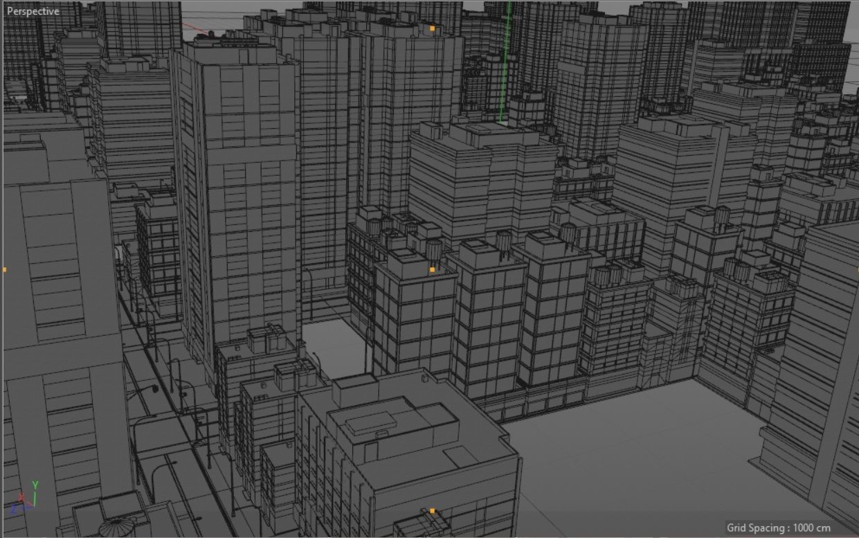 City large scale  3D model_4