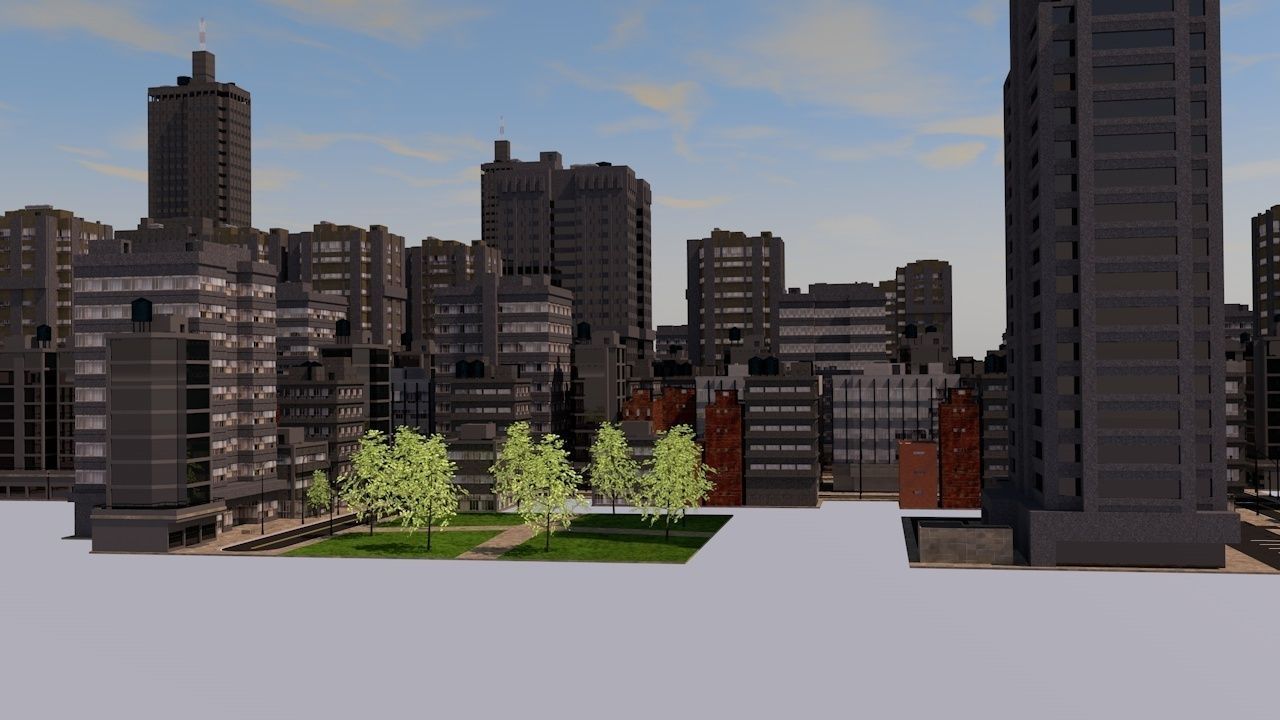 City large scale  3D model_5