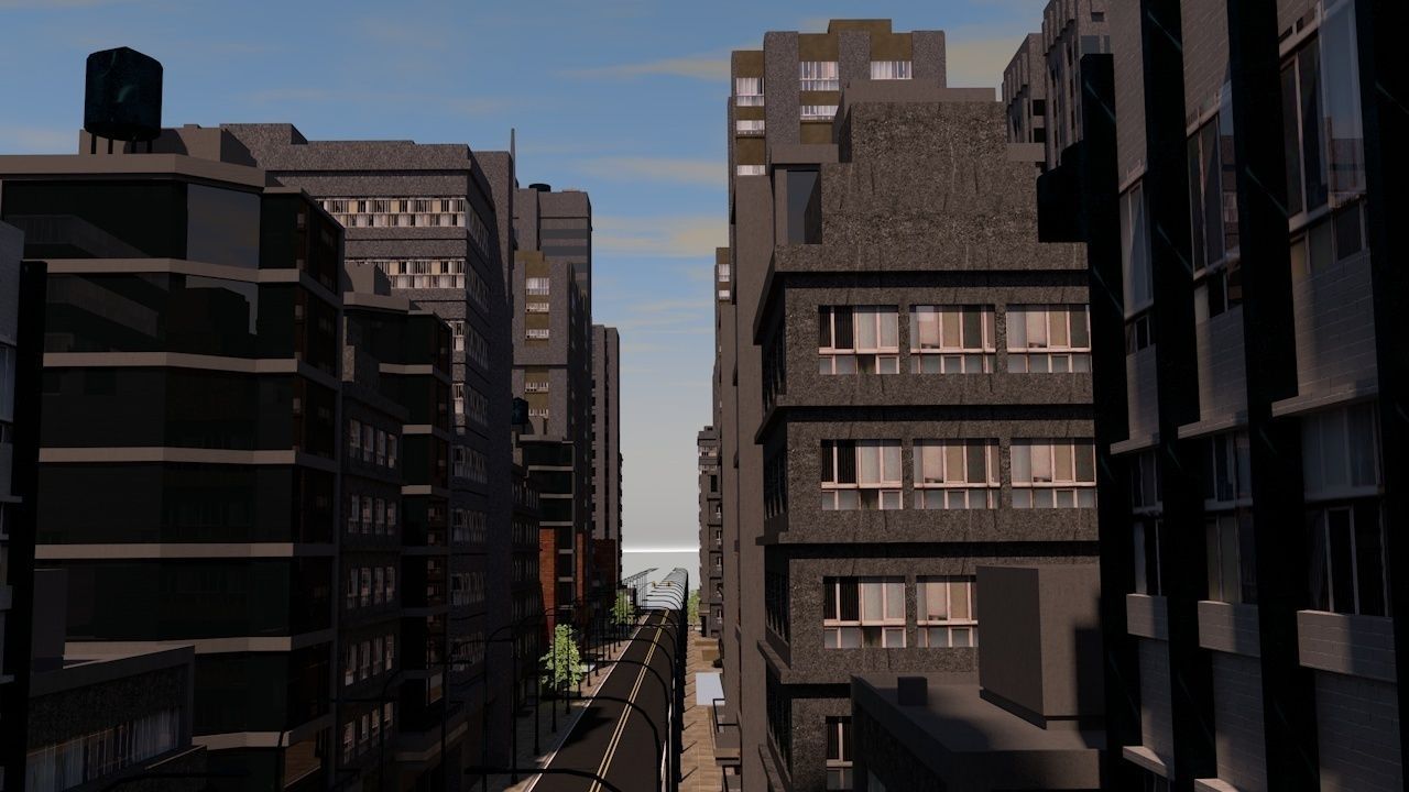 City large scale  3D model_8