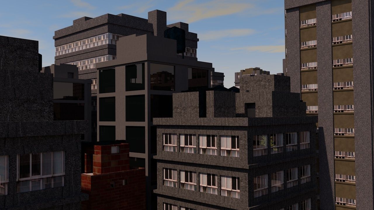 City large scale  3D model_6