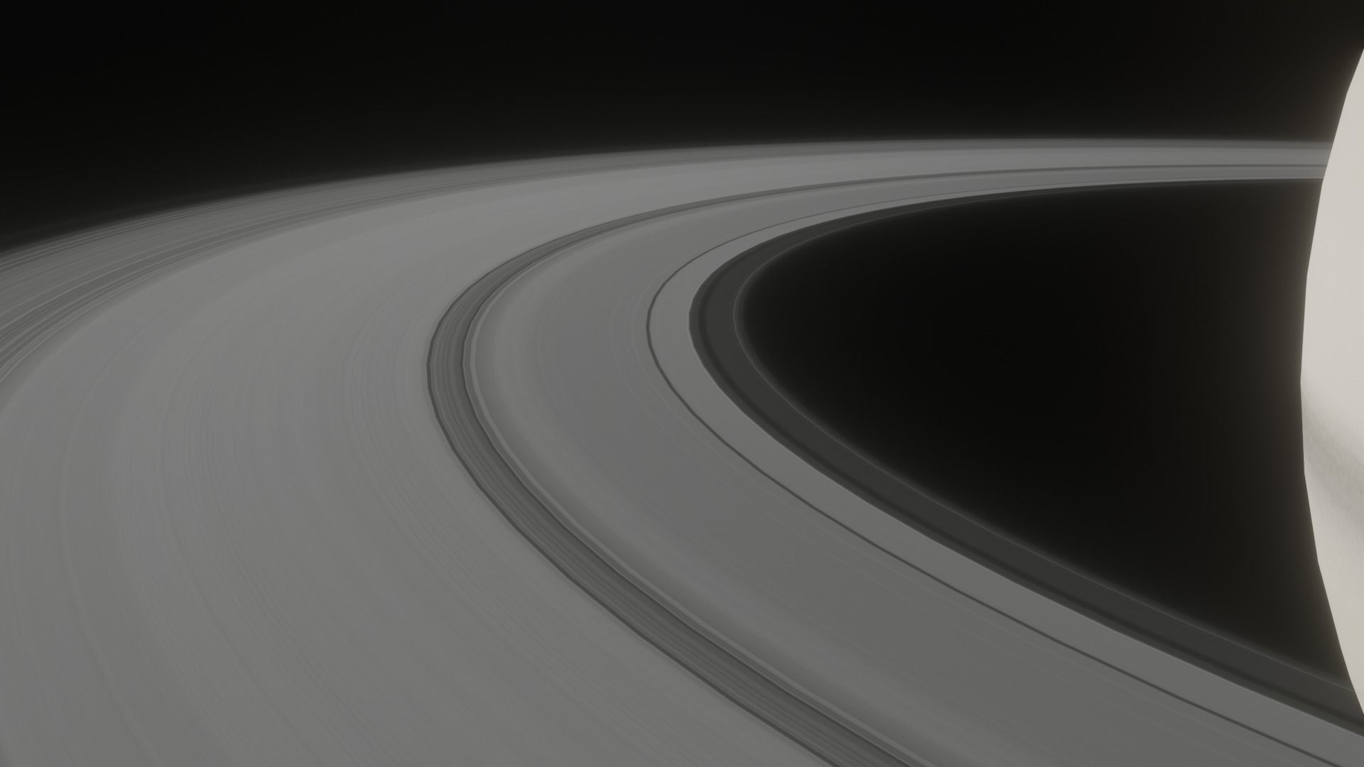 Saturn planet Free 3D model_5