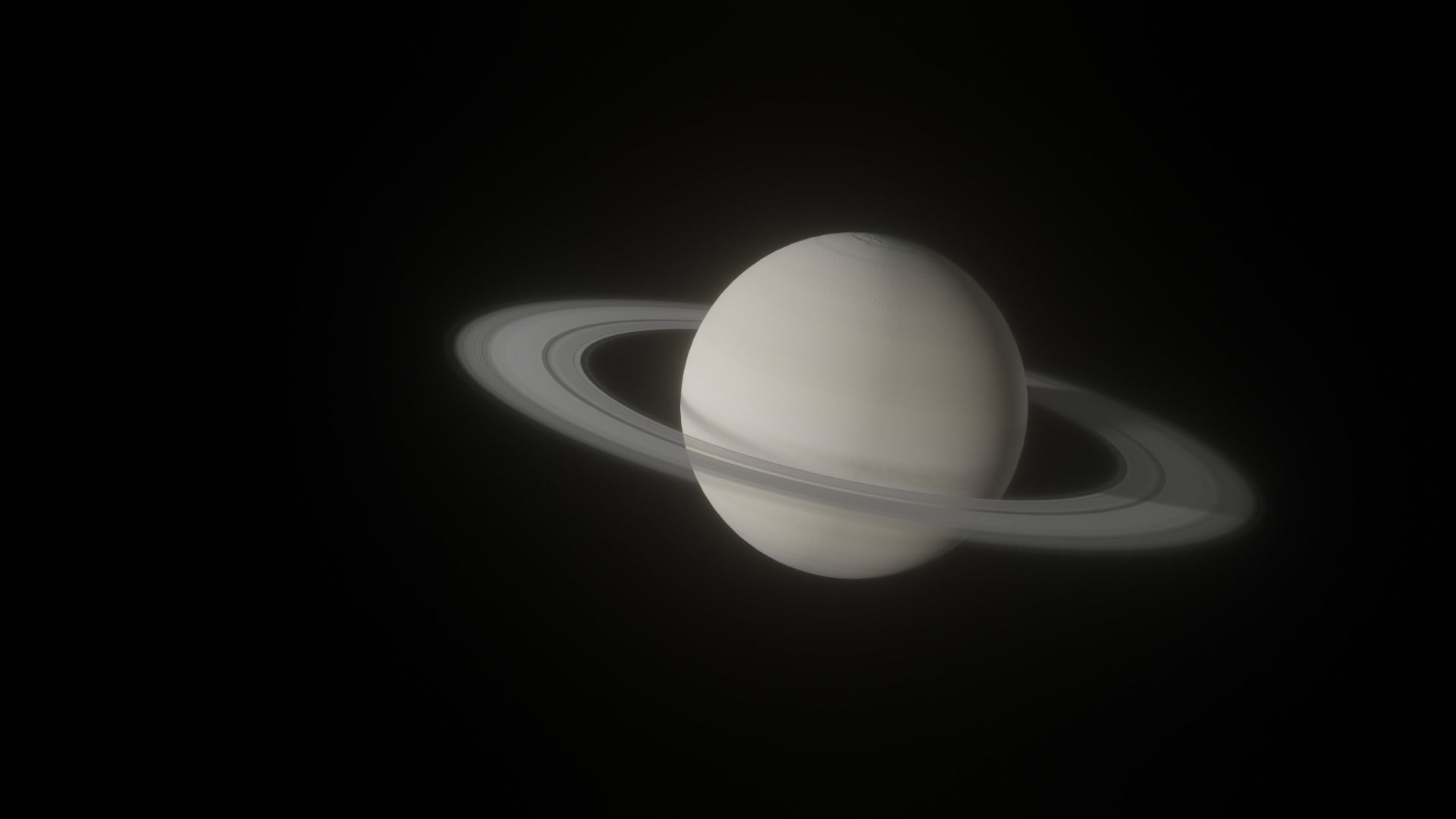 Saturn planet Free 3D model_1