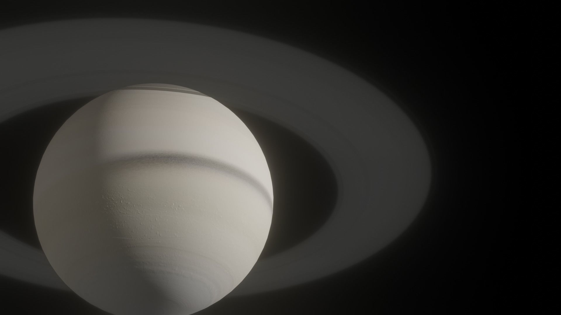 Saturn planet Free 3D model_6
