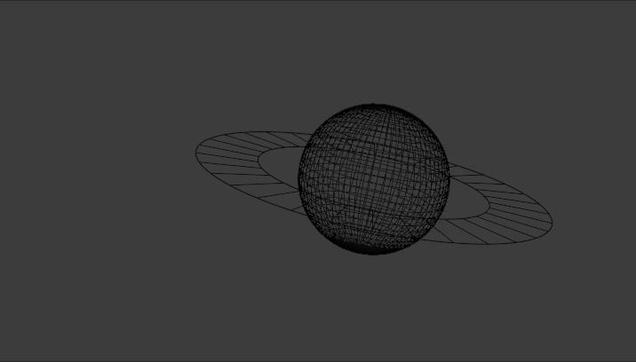 Saturn planet Free 3D model_2