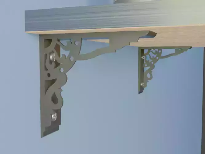 shelf bracket 11 3D print model