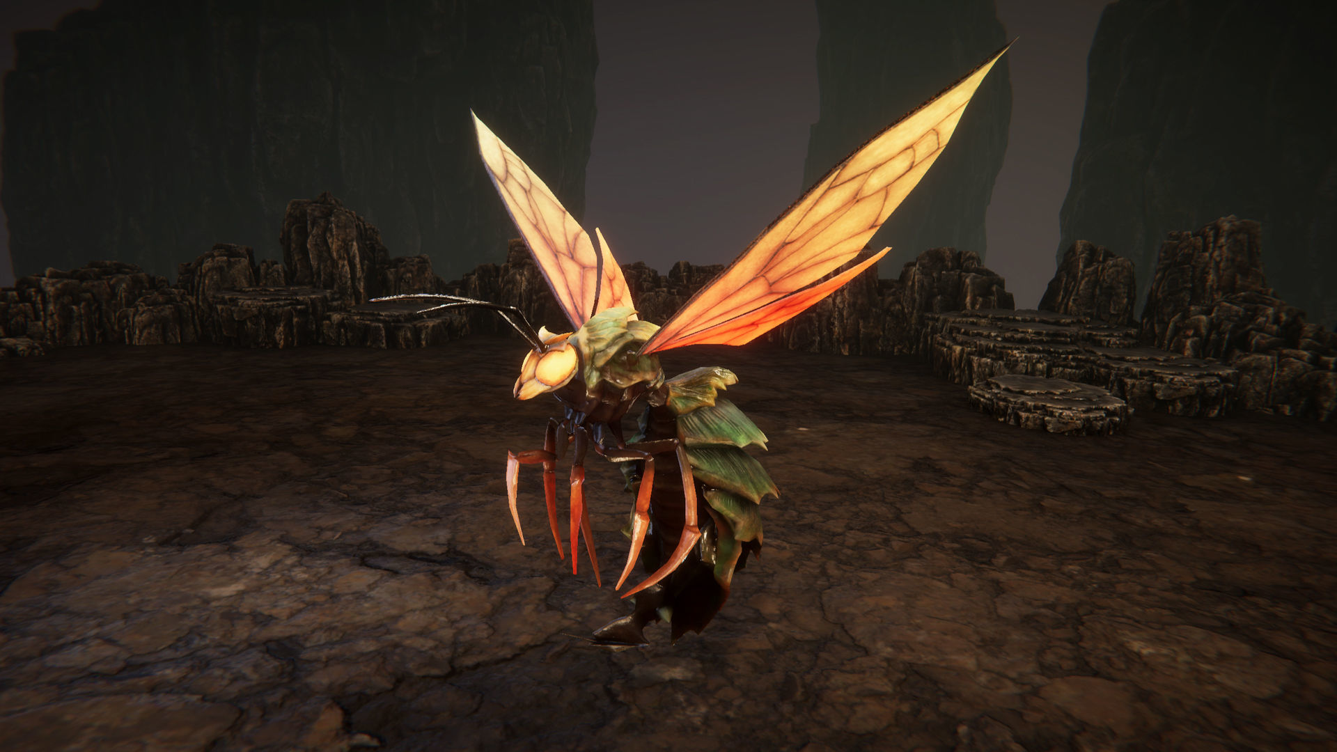 Wasps pack Low-poly 3D model_10