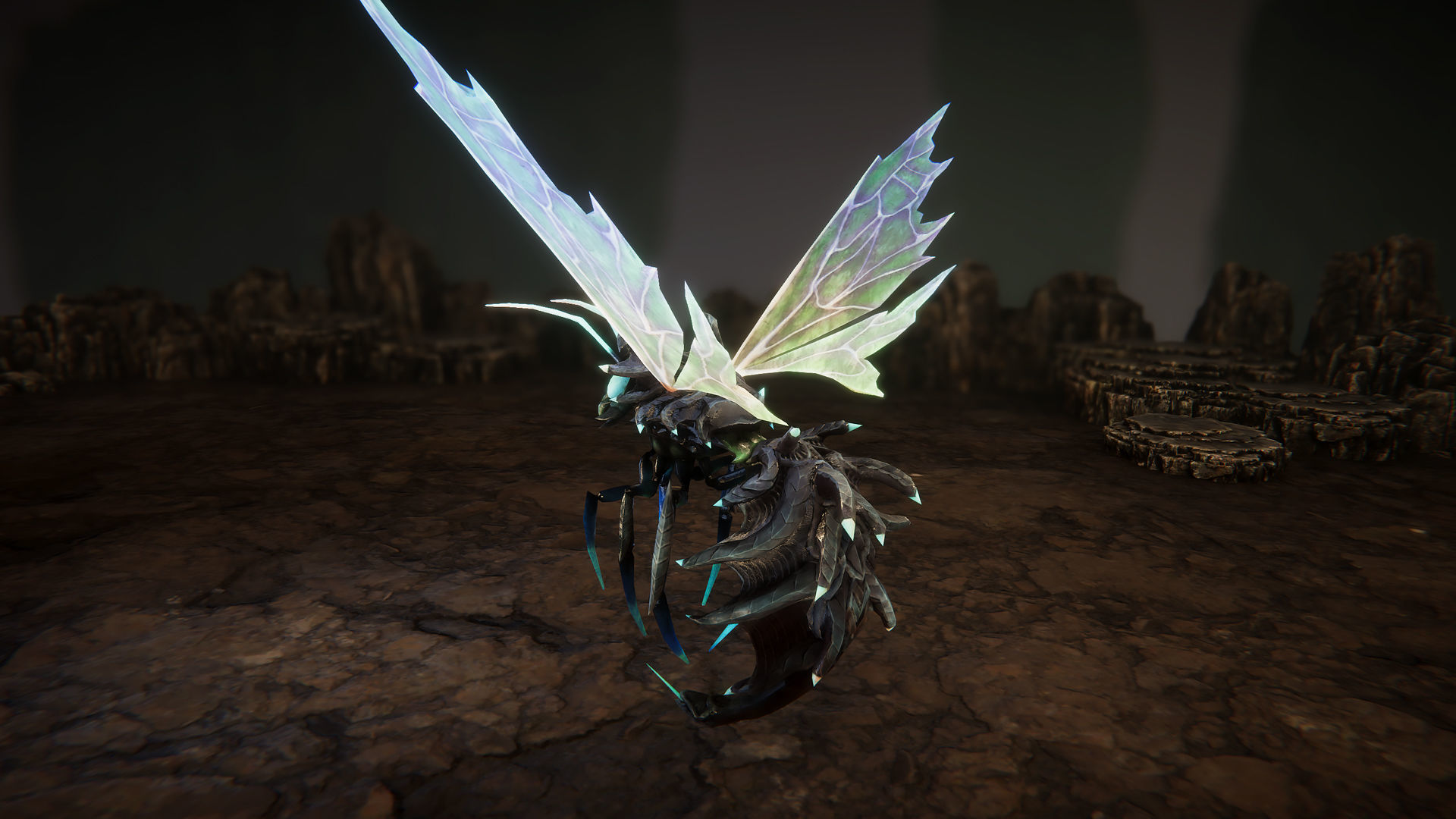 Wasps pack Low-poly 3D model_5