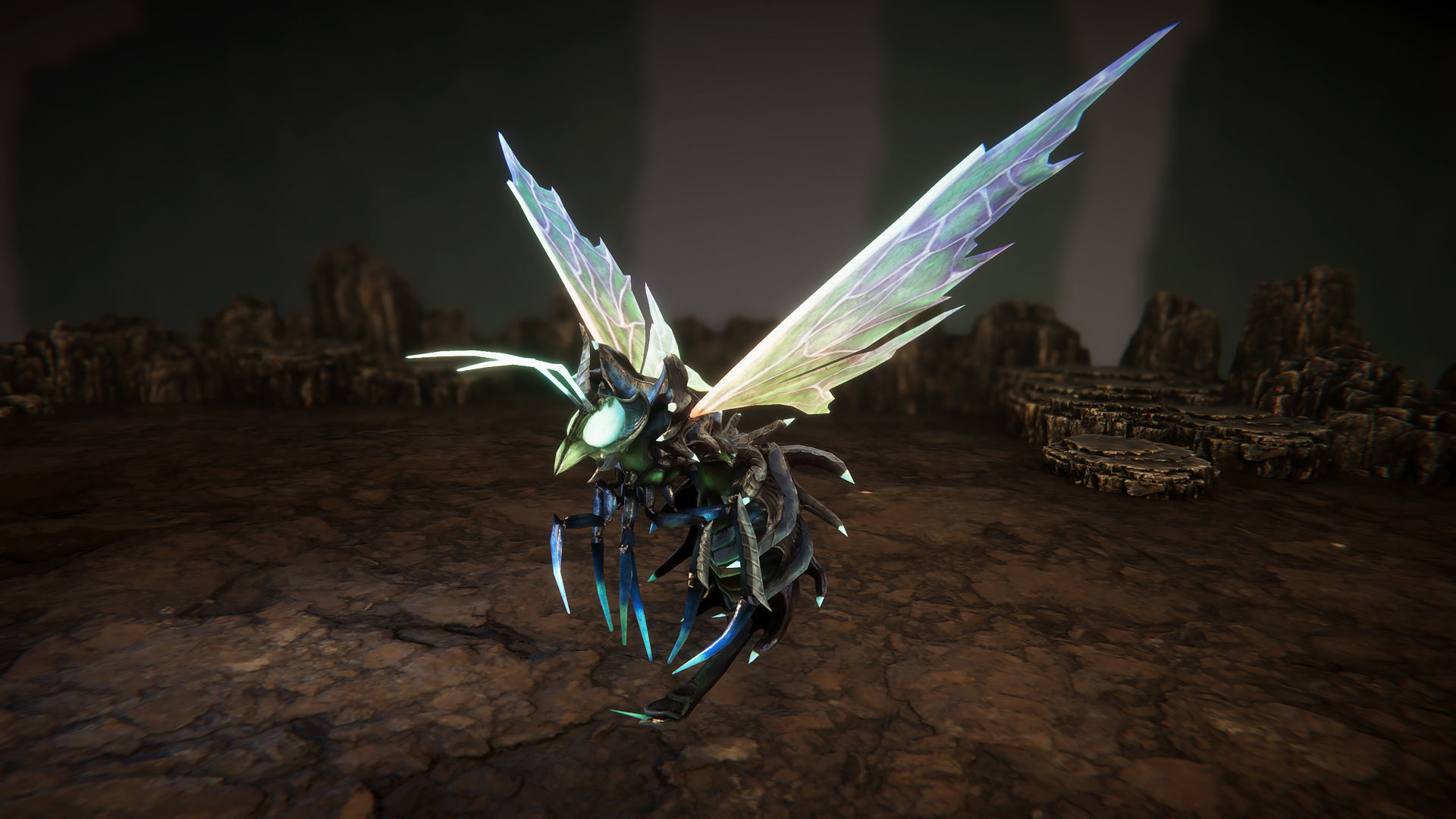 Wasps pack Low-poly 3D model_4