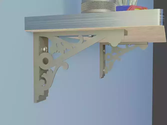 shelf bracket 12 3D print model