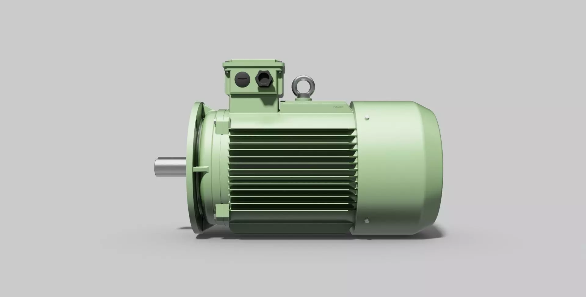 180L-B5 - Electric Motor - Free 3D CAD Model 3D model_0