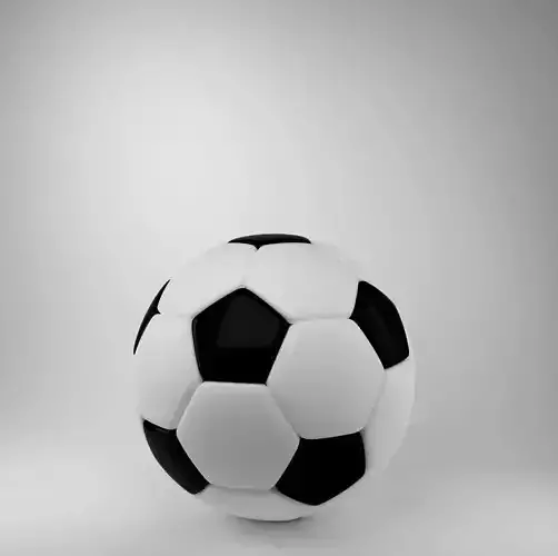football 3d model soccer ball
