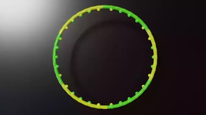 Hula-hoop PBR glow in hula hoop