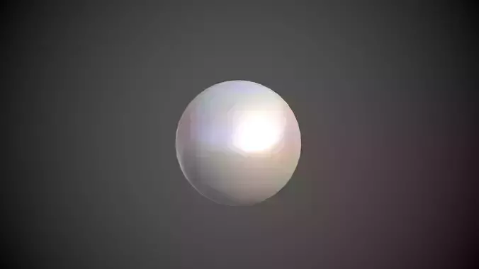 Pearl Low-poly 3D model