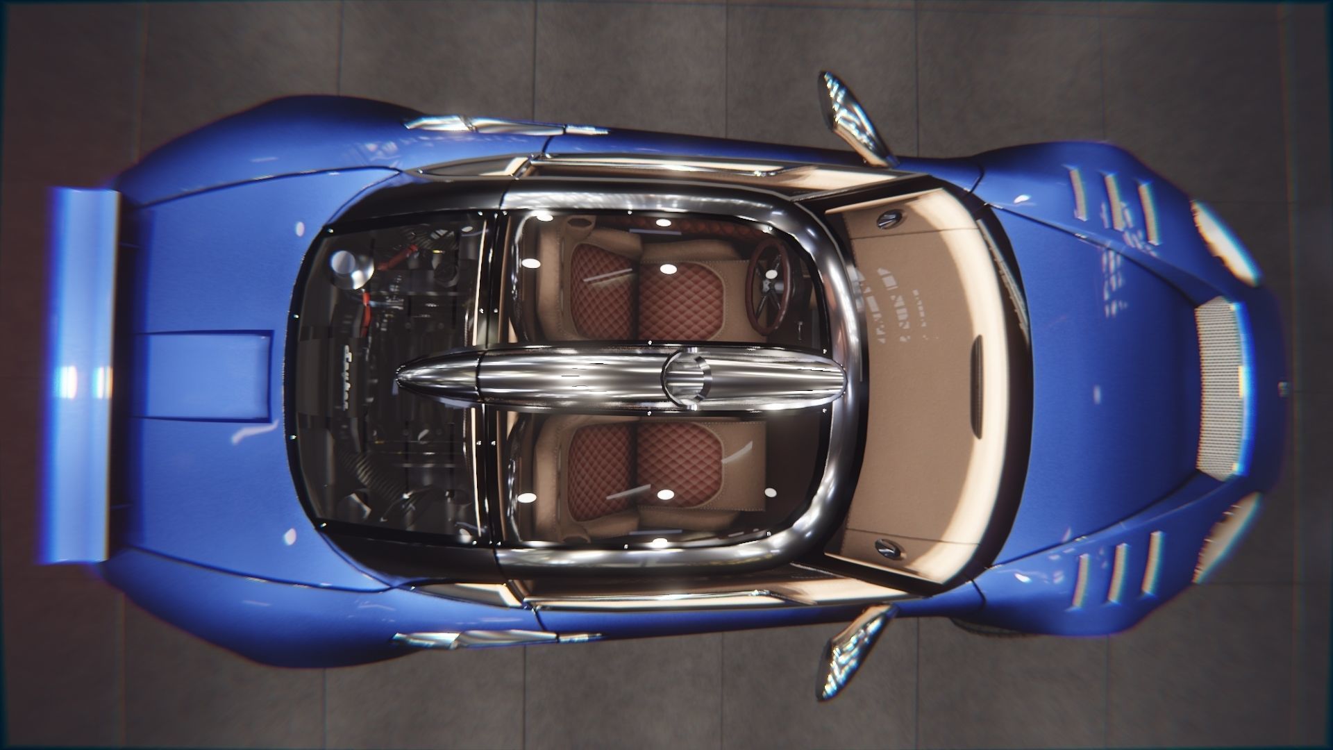 Spyker C8 Laviolette Low-poly 3D model_31