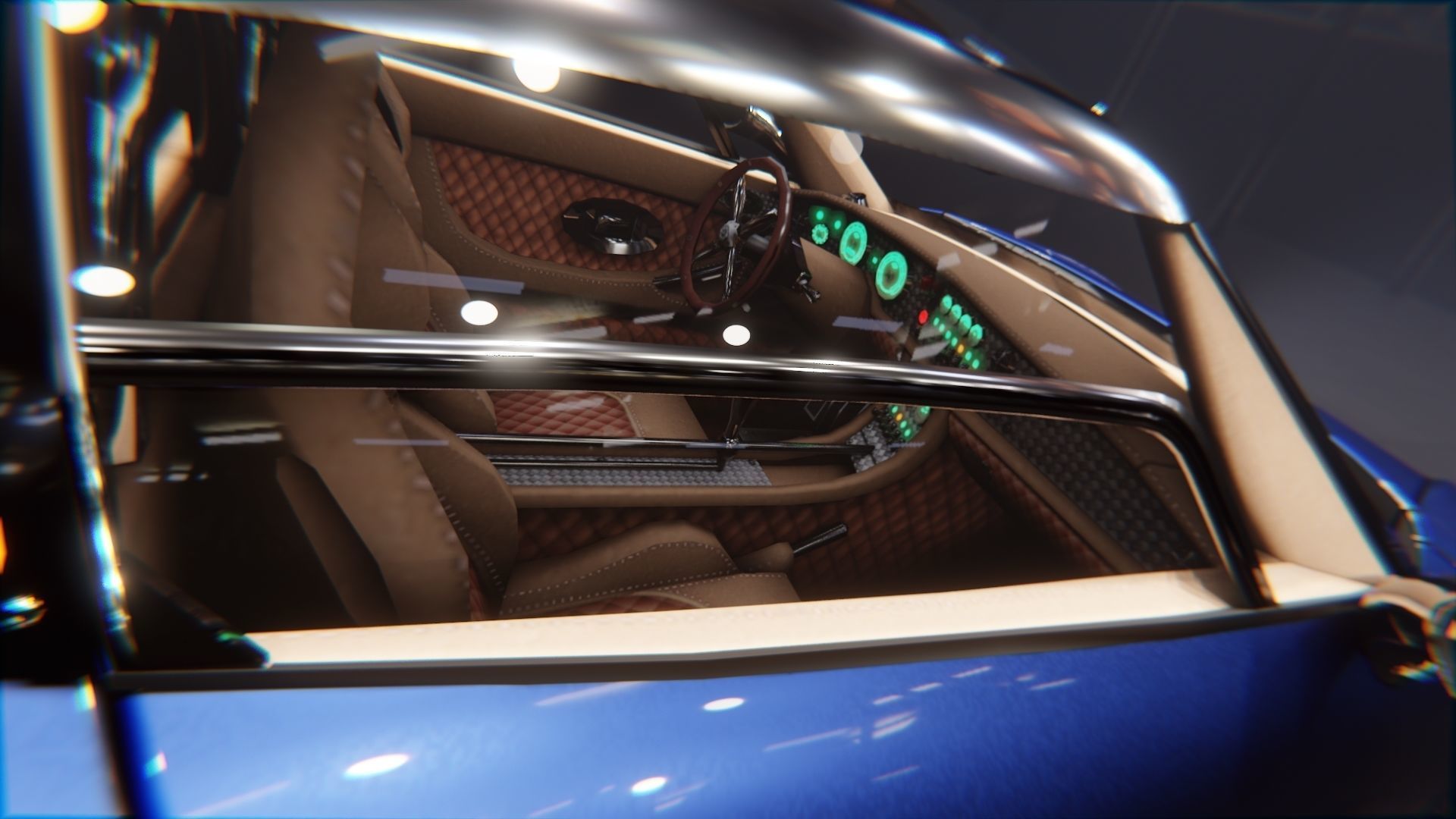 Spyker C8 Laviolette Low-poly 3D model_15