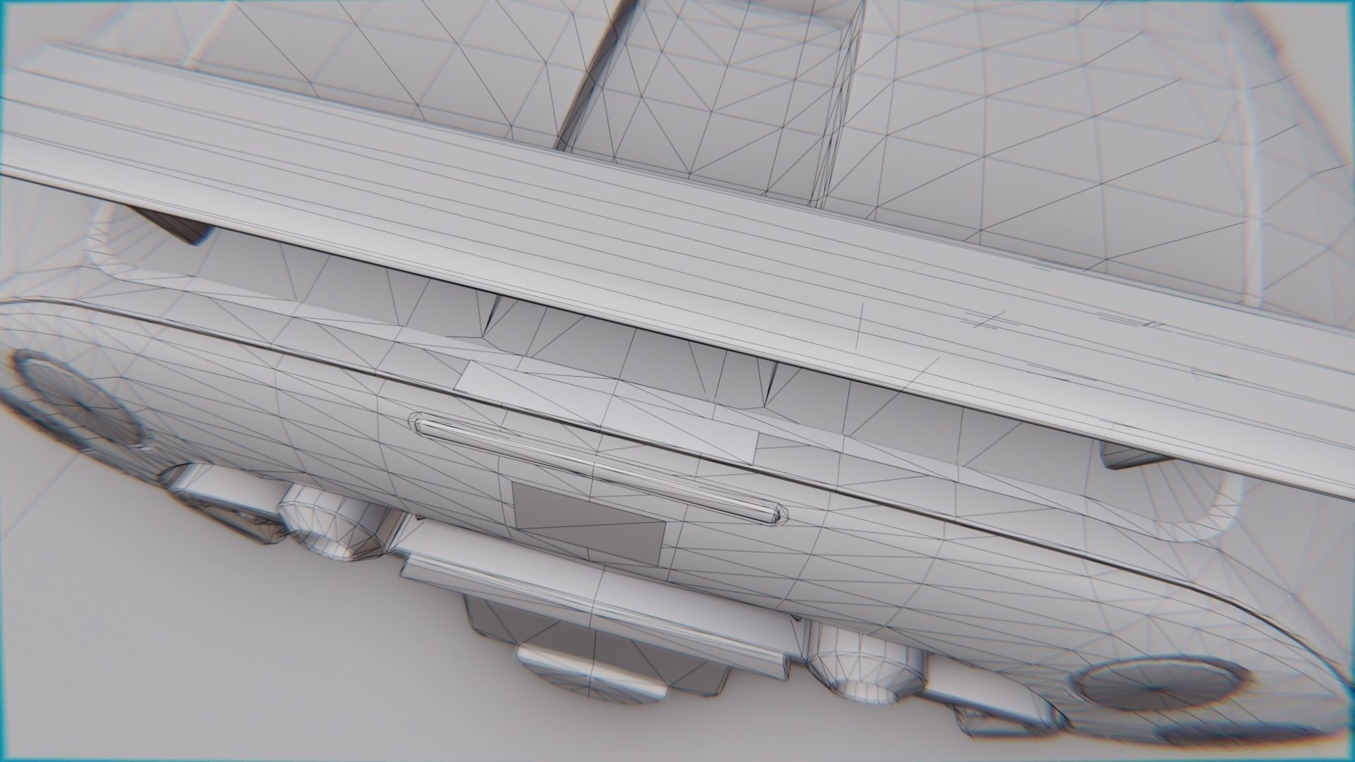 Spyker C8 Laviolette Low-poly 3D model_30