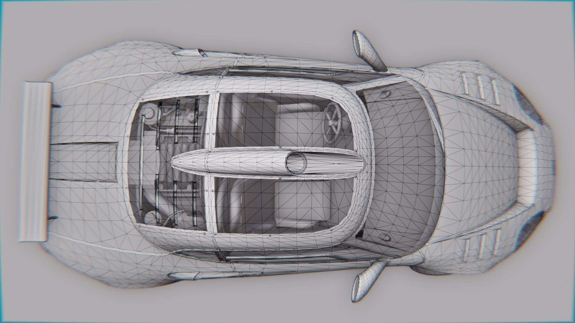 Spyker C8 Laviolette Low-poly 3D model_32