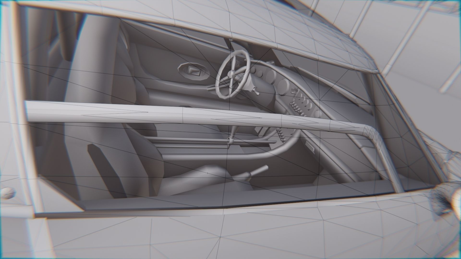 Spyker C8 Laviolette Low-poly 3D model_16