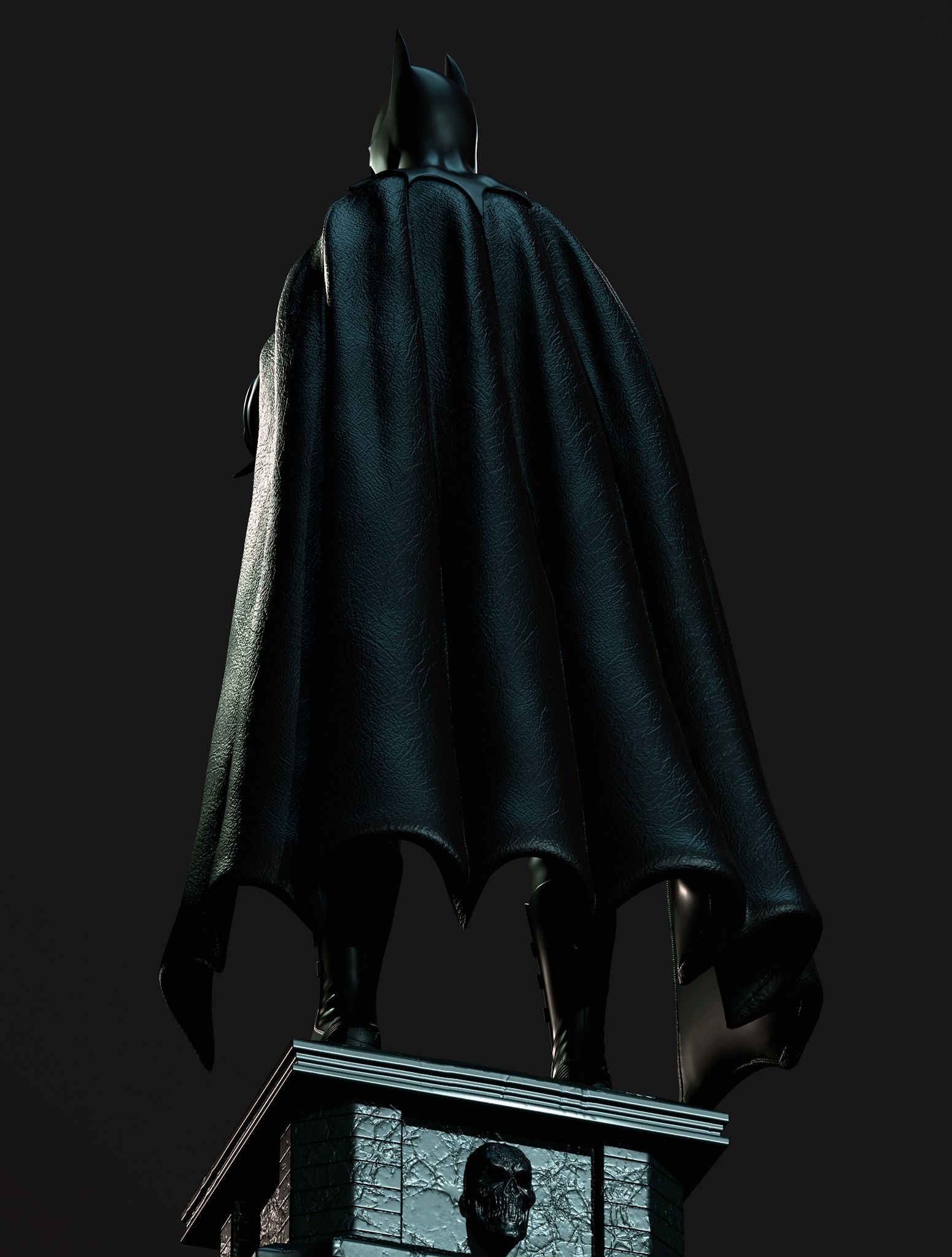 BATMAN 1989 Michael keaton 3D print model_9