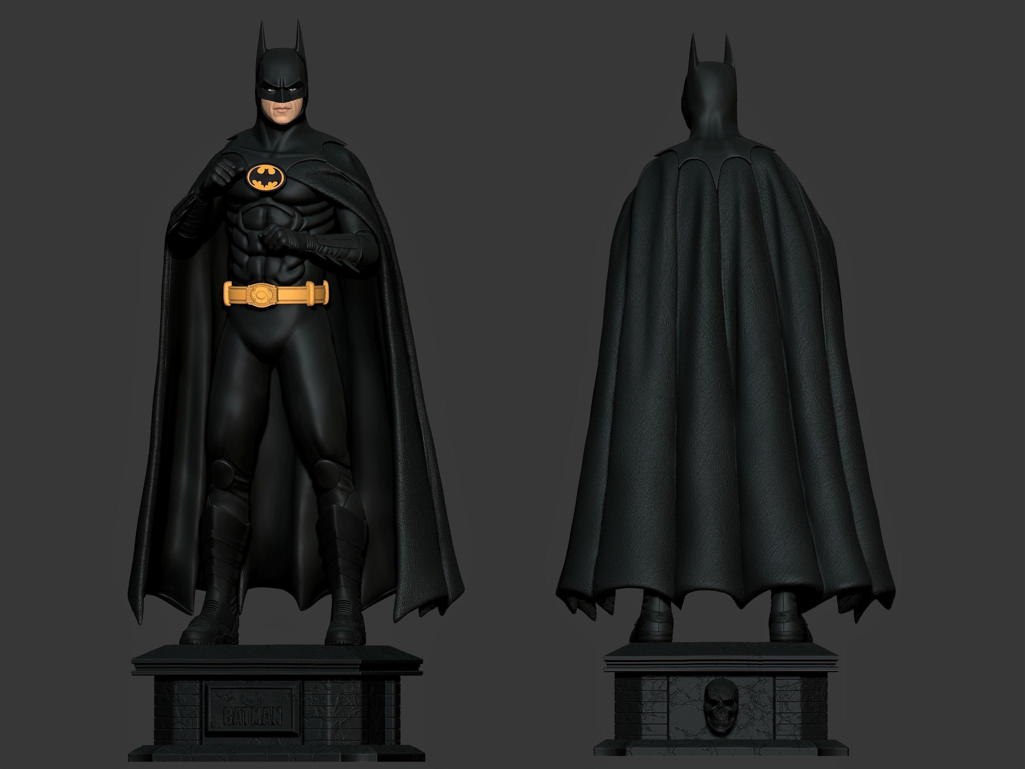 BATMAN 1989 Michael keaton 3D print model_29
