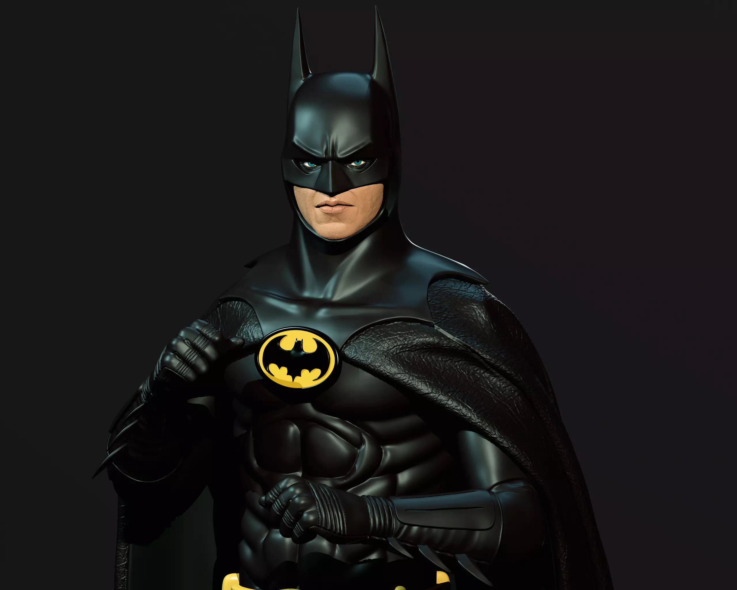BATMAN 1989 Michael keaton 3D print model_0