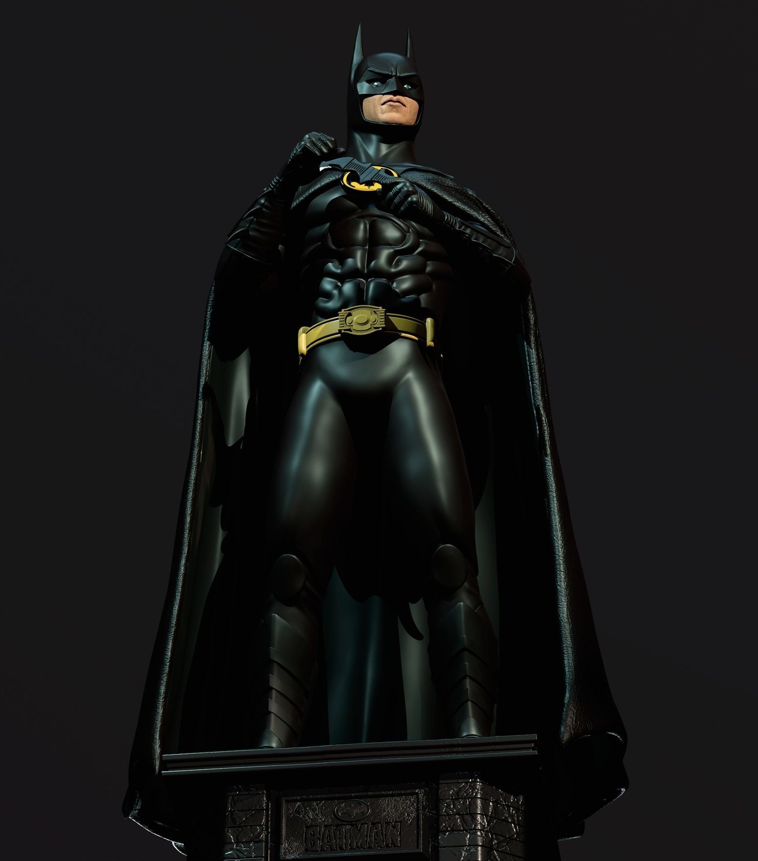 BATMAN 1989 Michael keaton 3D print model_17