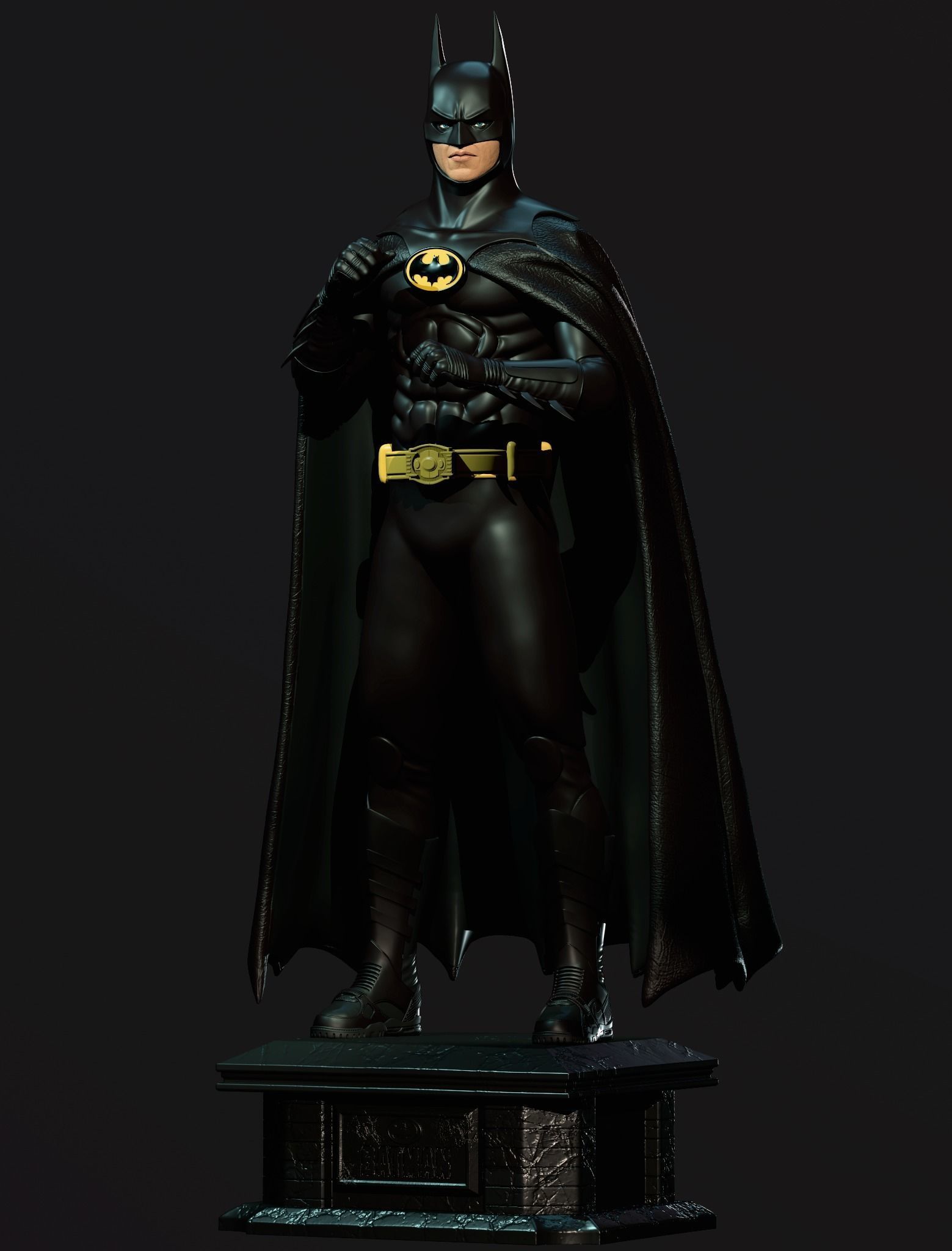 BATMAN 1989 Michael keaton 3D print model_11