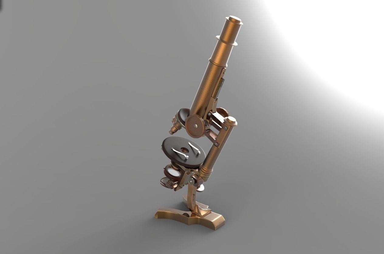 SEIBERT LARGE NO 2 MICROSCOPE 3D model_3