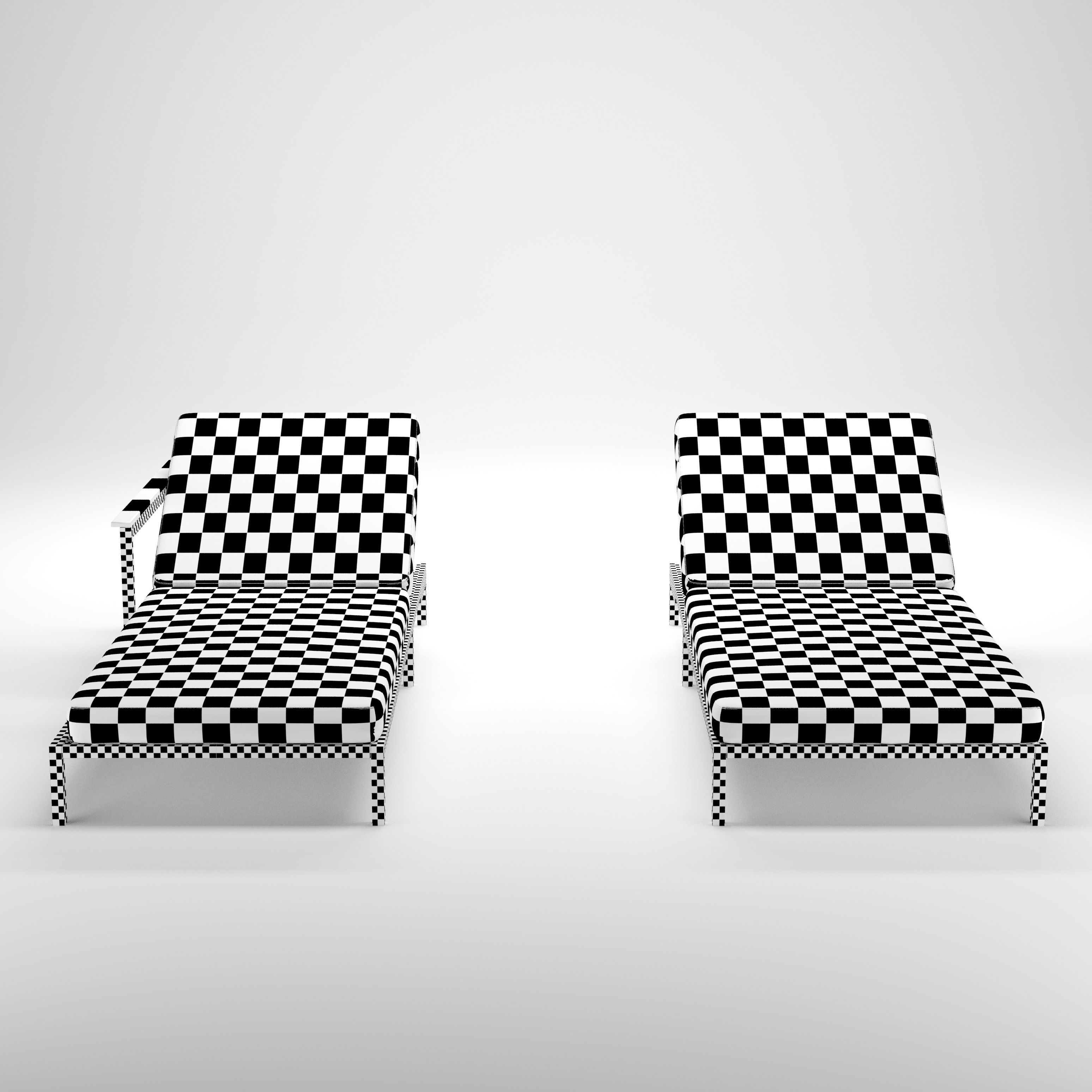 Boconcept Chaise-Lounge Rome  3D model_13