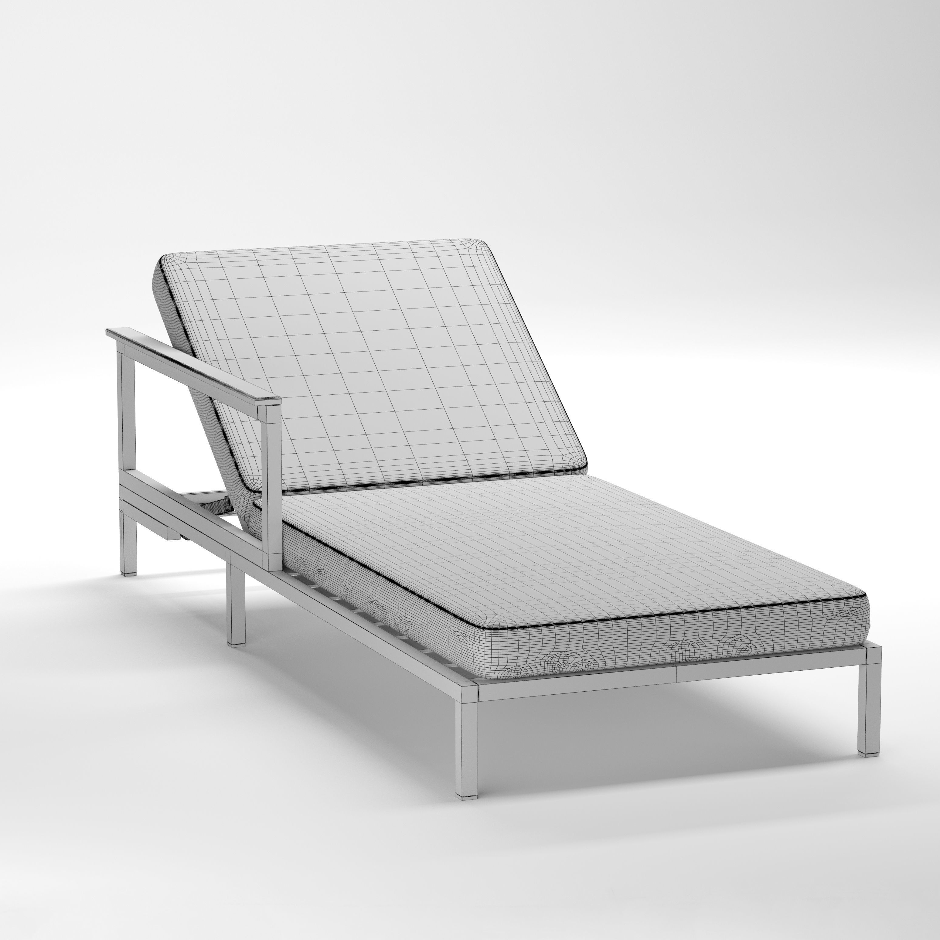 Boconcept Chaise-Lounge Rome  3D model_11
