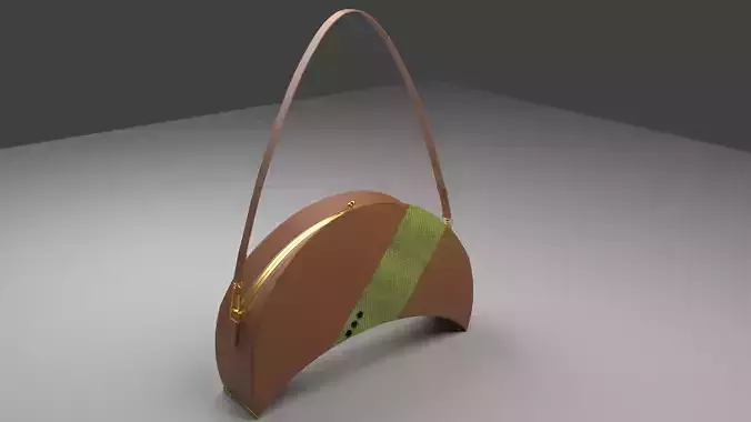 The Crescent Handbag Retro and Chic