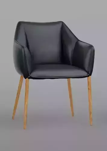 basco dining chair Low-poly 3D model