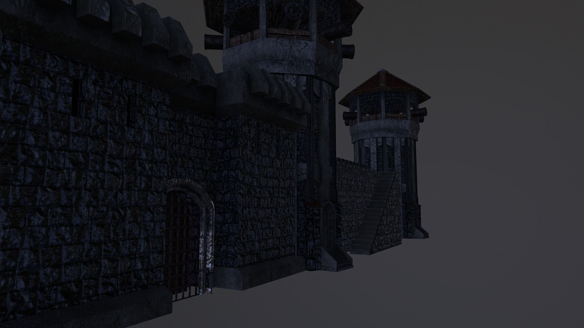  Castle Wall Level 15 3D model_17