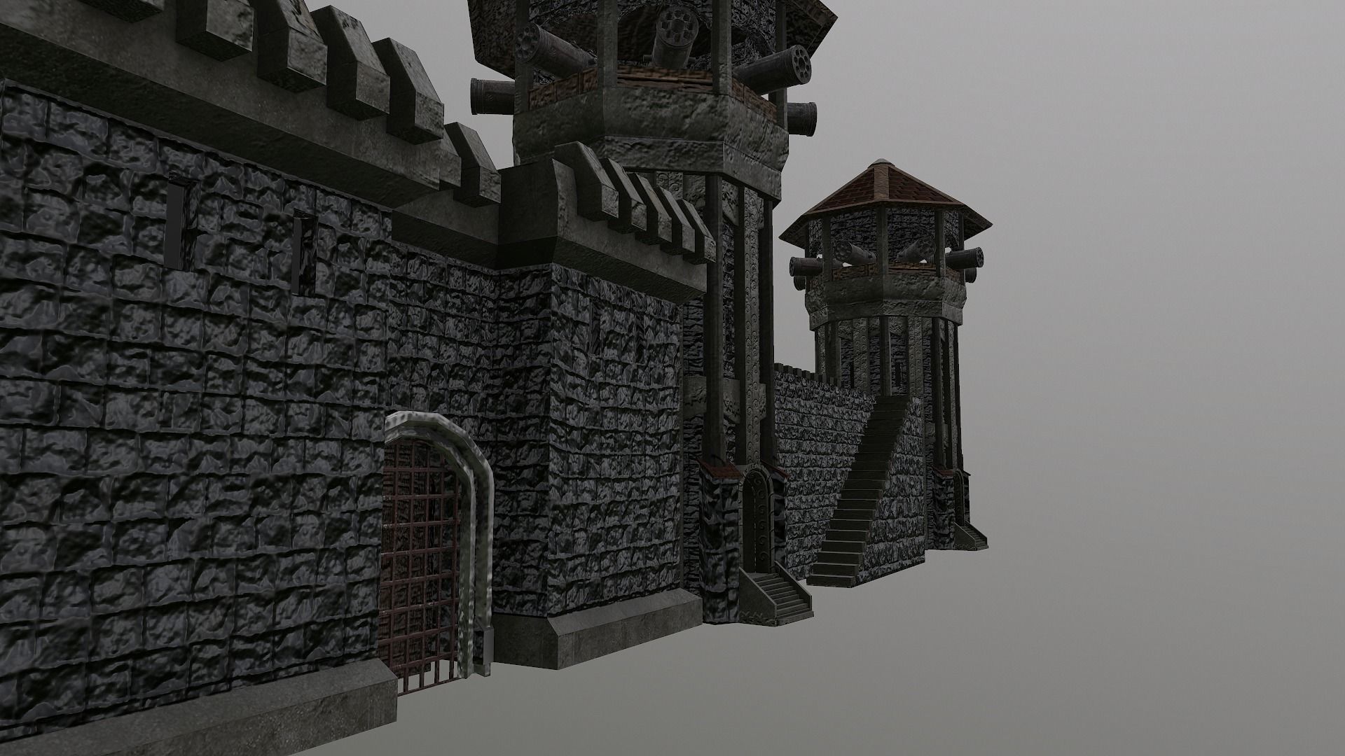  Castle Wall Level 15 3D model_31