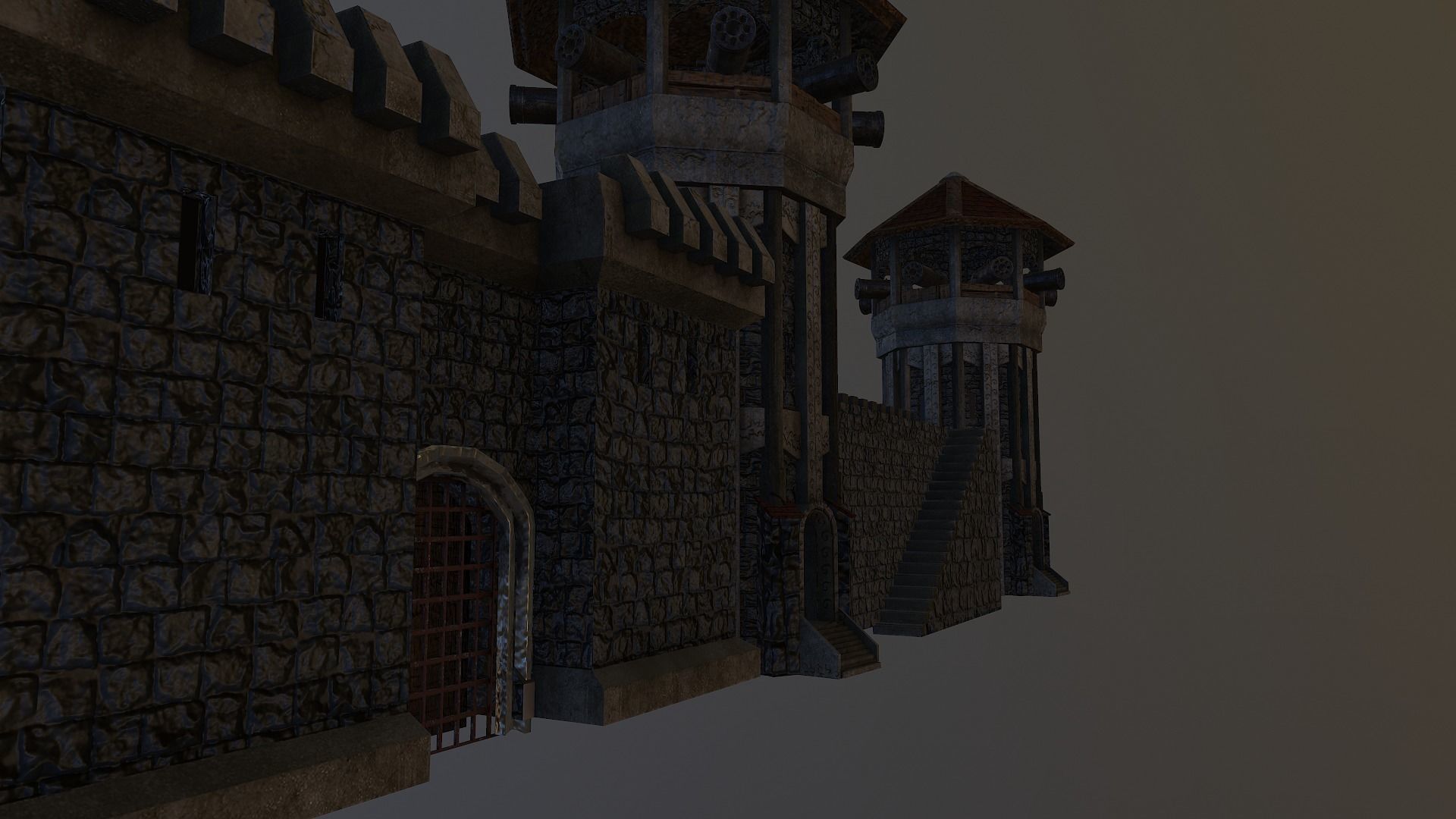  Castle Wall Level 15 3D model_24
