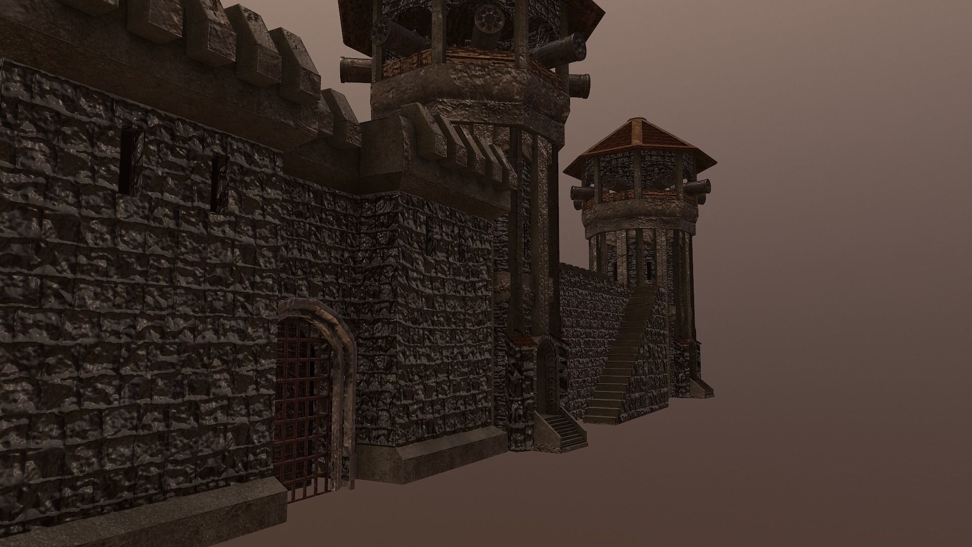  Castle Wall Level 15 3D model_26