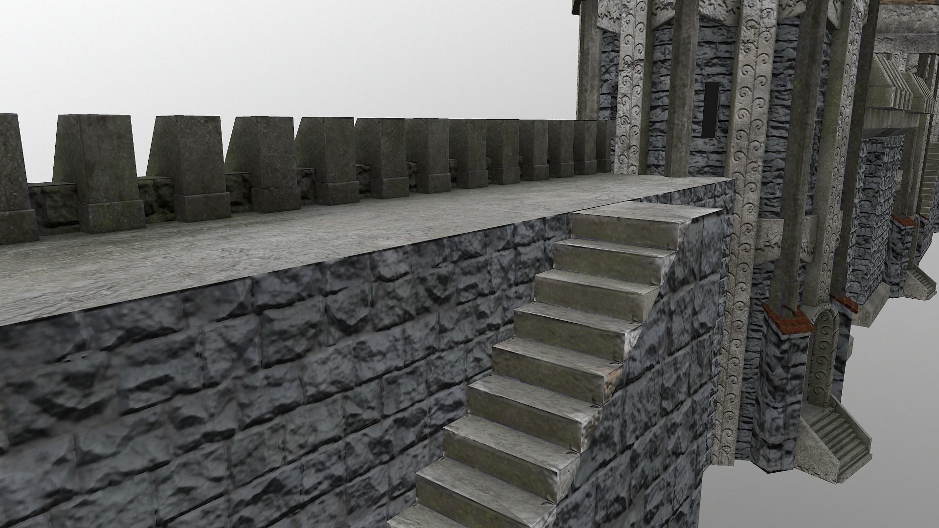  Castle Wall Level 15 3D model_16