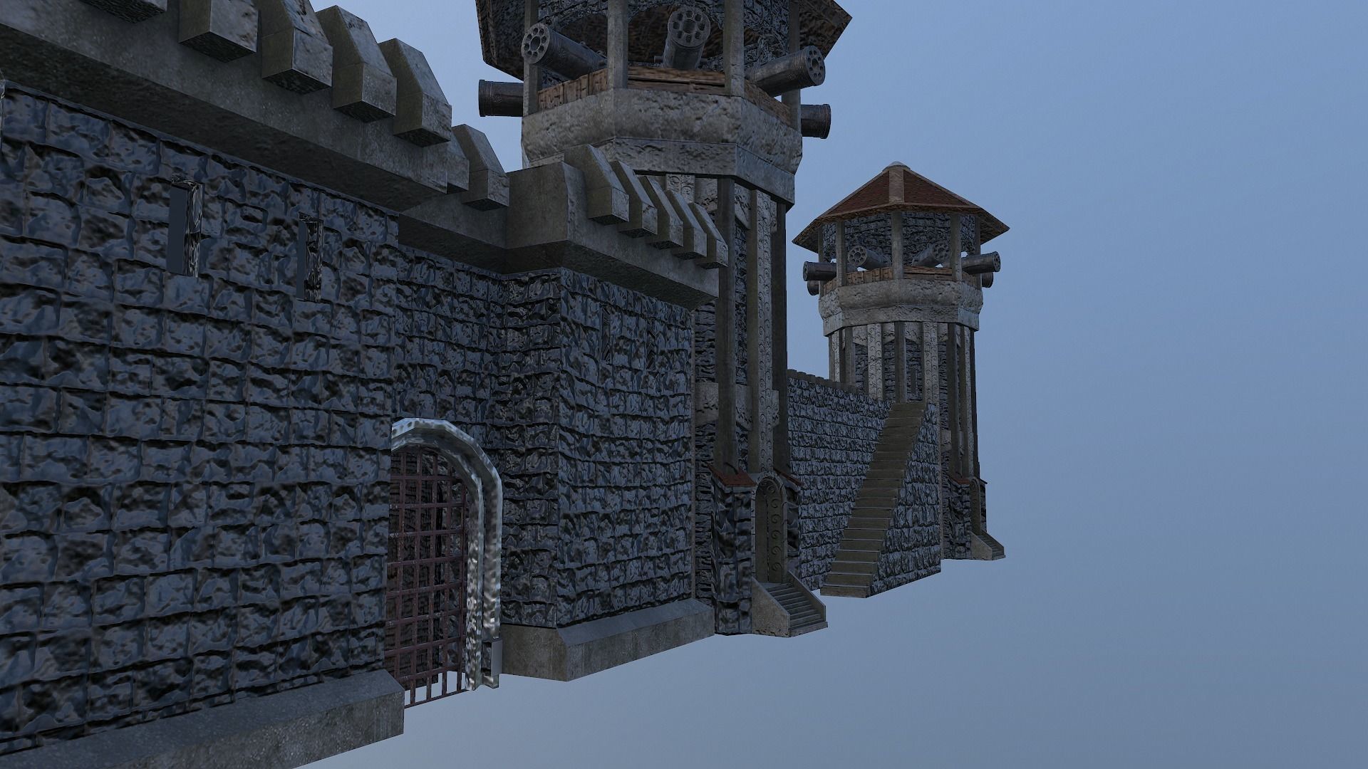  Castle Wall Level 15 3D model_29
