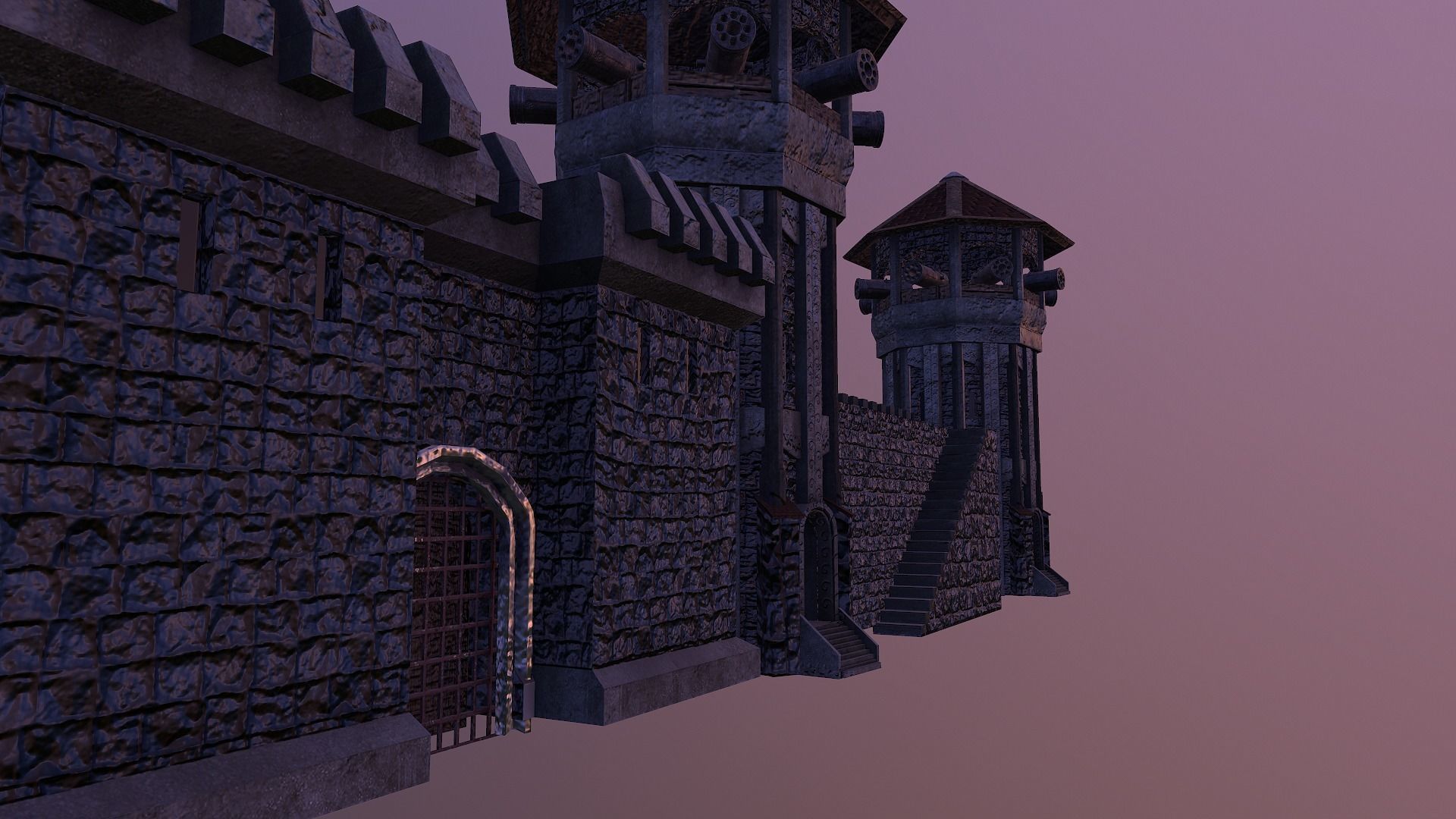  Castle Wall Level 15 3D model_28