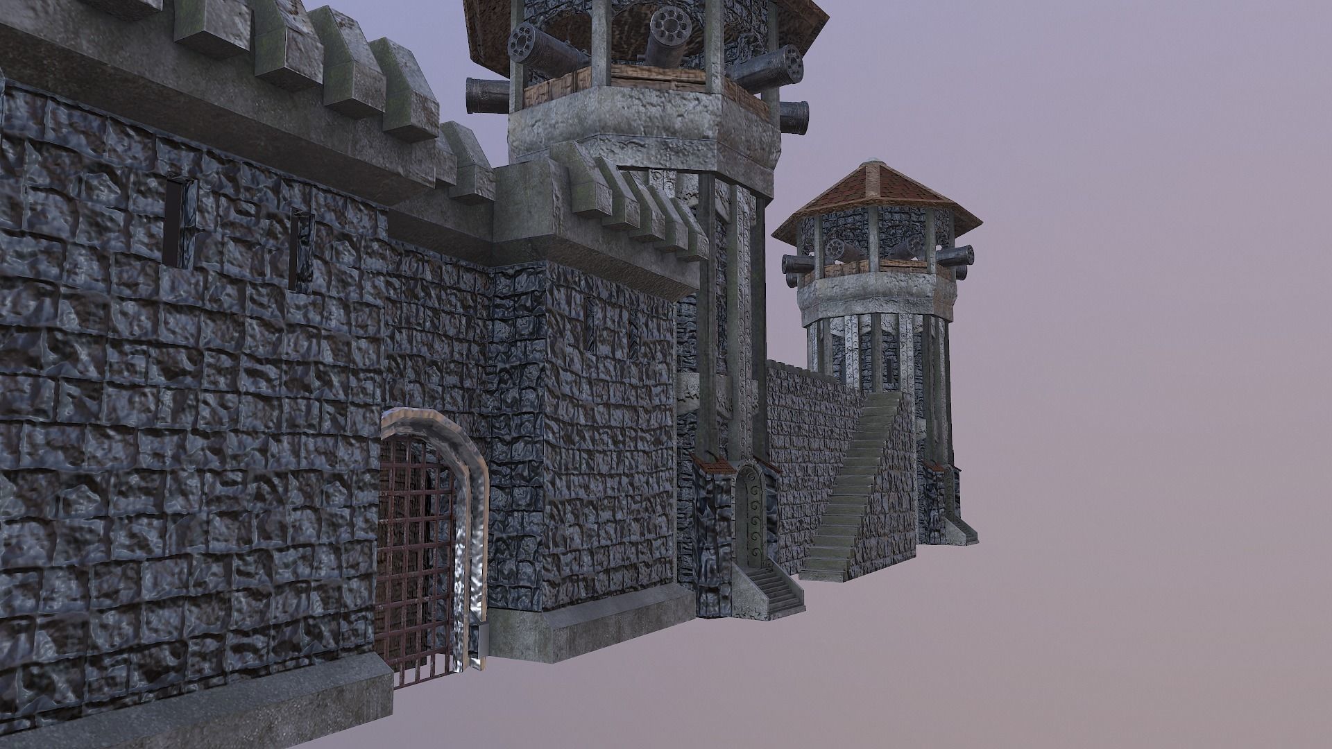  Castle Wall Level 15 3D model_21