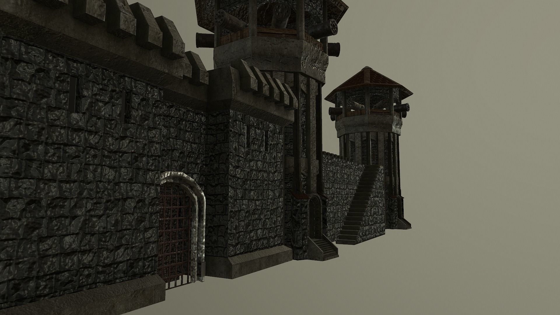  Castle Wall Level 15 3D model_30